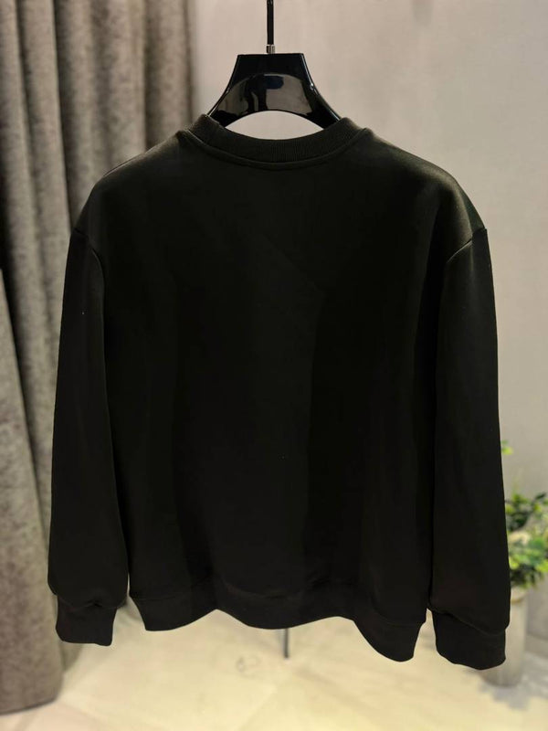 KOREAN IMPORTED HIGH DEMAND ARTICLE SWEATSHIRT BLACK