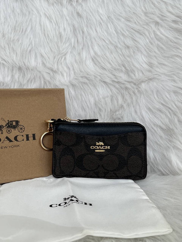 Coach_CC-5_Zip_Card_Case_Wallet_With_OriginalBox_DustCover