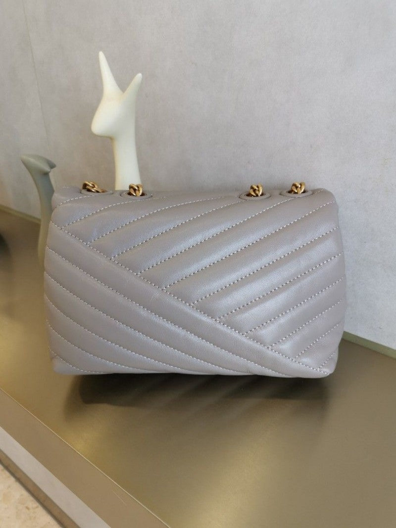 Tori Burch_Kira_Grey_Quilted_Shoulder_With_DoubleBox