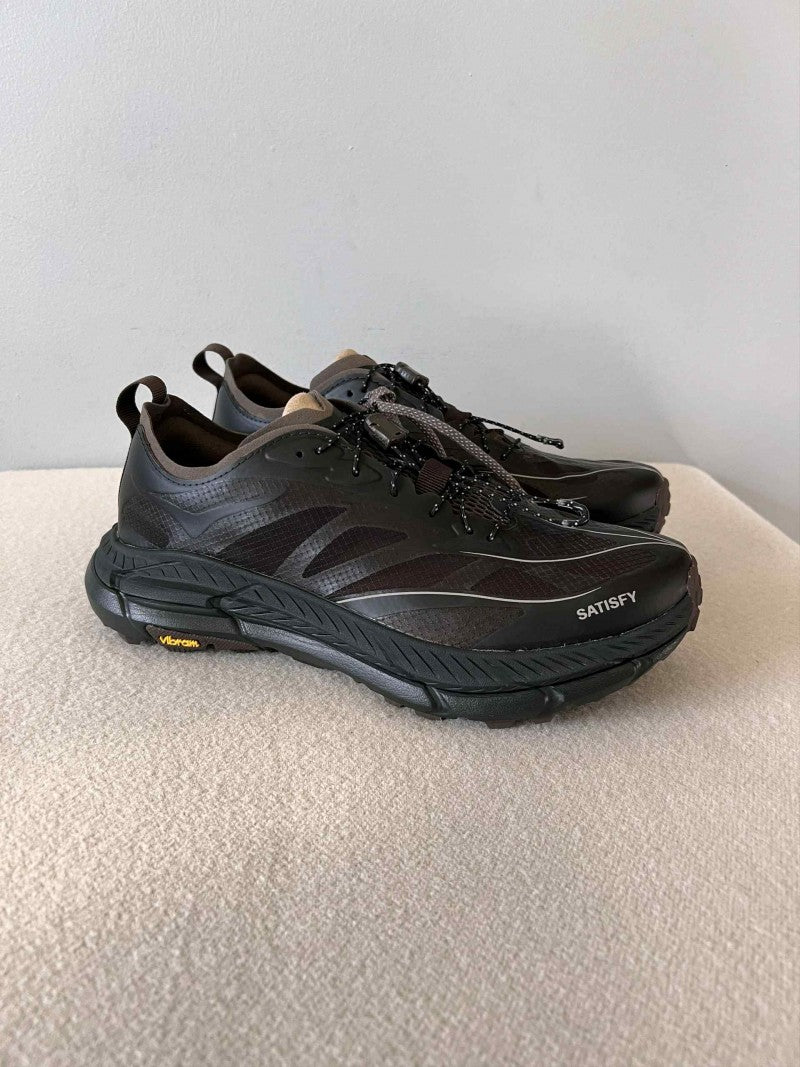 Hoka x Satisfy One Mafate Speed 4 Lite Coffee