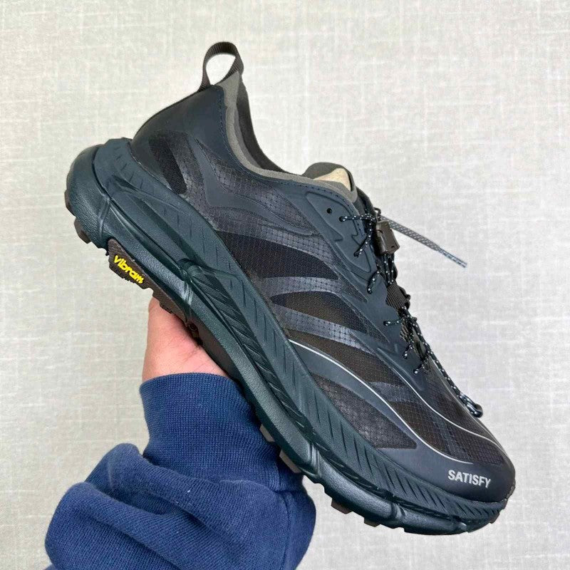 Hoka x Satisfy One Mafate Speed 4 Lite Coffee