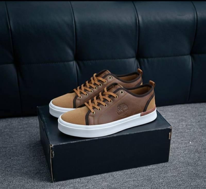 TIMBERLAND TAN WHITE CASUAL SNEAKER 0022