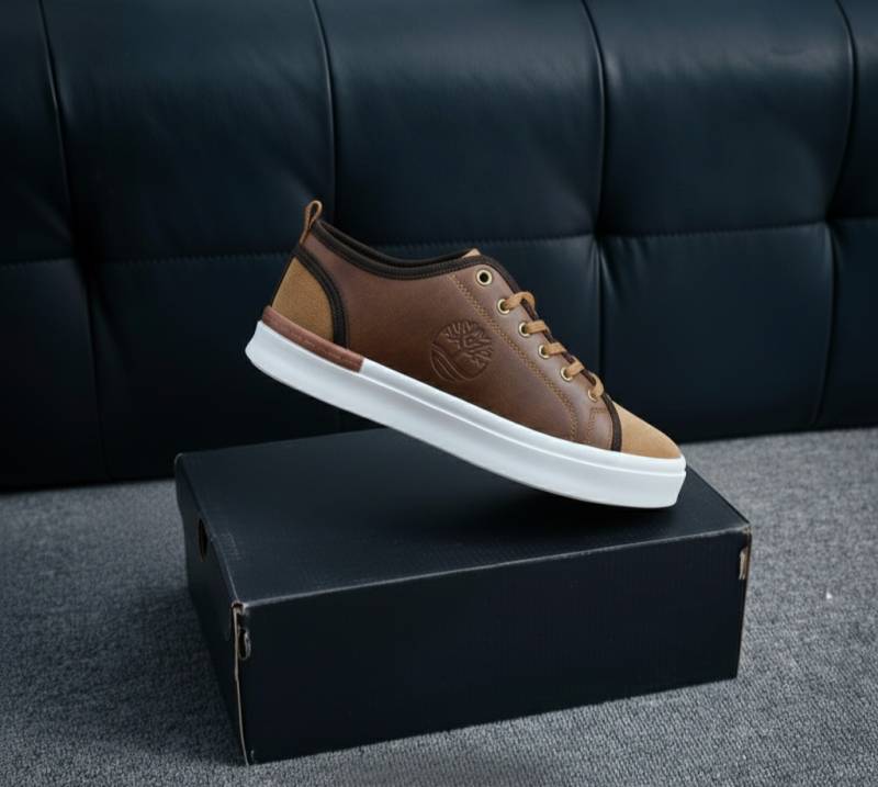 TIMBERLAND TAN WHITE CASUAL SNEAKER 0022