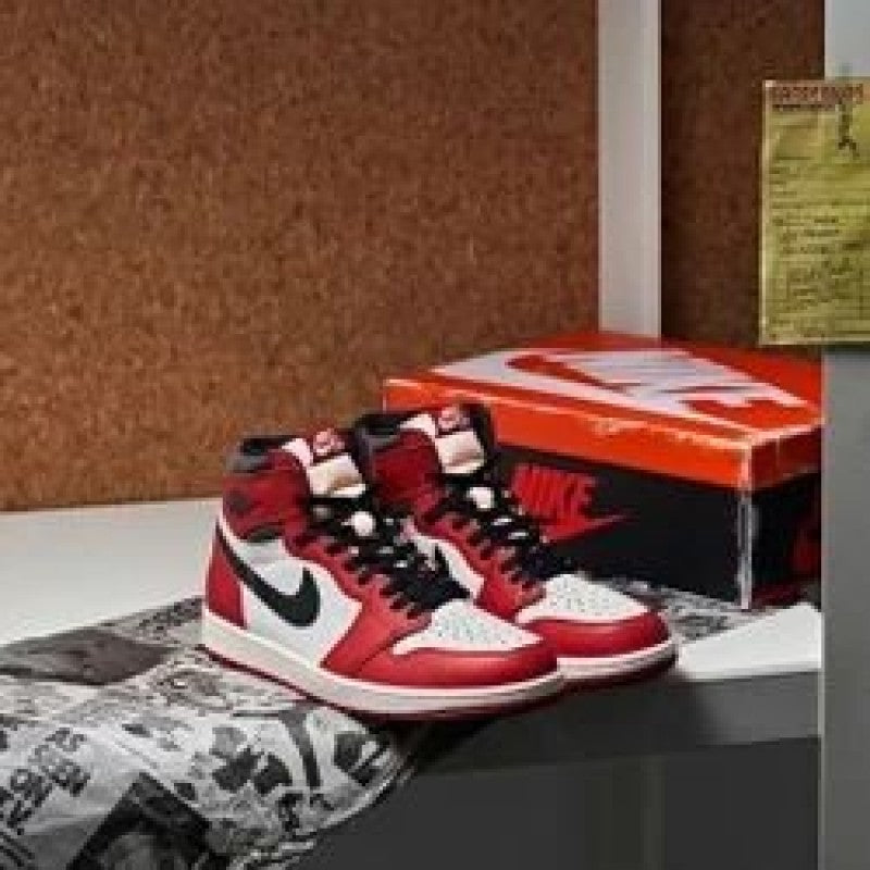 Nike Air Jordan Retro 1 High Lost & Found With Og Box Yellow Bill Butter Paper