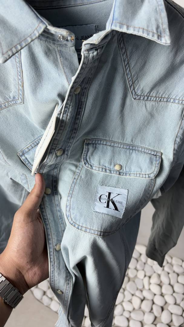 Calvin Kline Signature Denim Shirts 1196