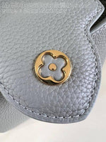 Louis Vuitton_LV Capucines M23199 Premium Quality Leather Bag With OG Box & Dust Bag & Extra Shoulder Strap (Grey - 998)