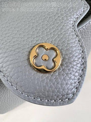 Louis Vuitton_LV Capucines M23199 Premium Quality Leather Bag With OG Box & Dust Bag & Extra Shoulder Strap (Grey - 998)