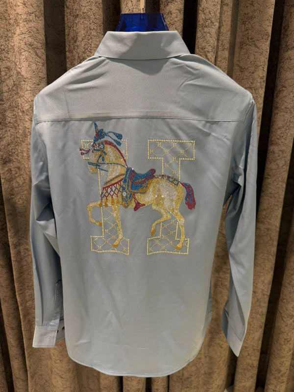 Hermes IMPORTED STORE ARTICLE CHINA SHIRT