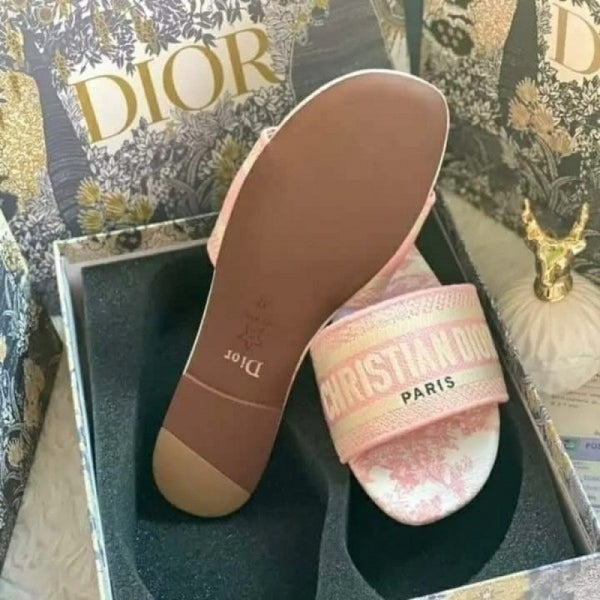 Christian Diyor Pink Tiger Dway Slide With OG Box Carry Bag Pink Tiger 747