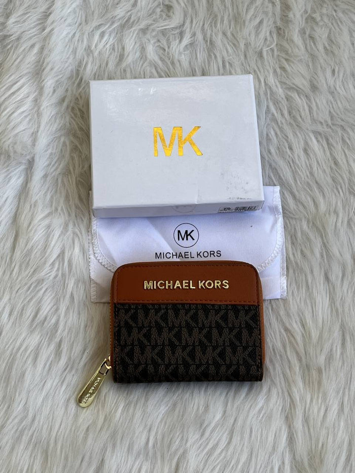 Michael Kors_119_Coffee_Mini_Wallet_With_OriginalBox_DustCover style idea