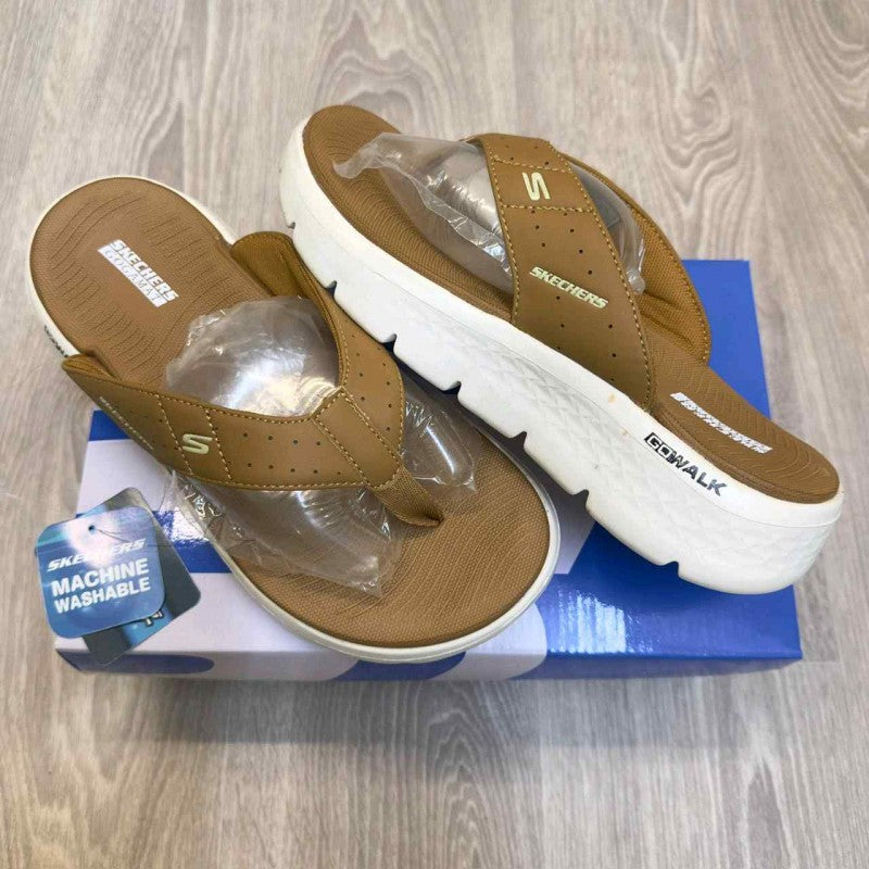 Skechers Go Walk Comfort Premium Beige Cream Simplex