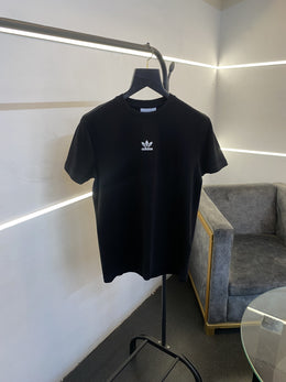 Adidas round neck imported tshirt with front small logo and back big logo