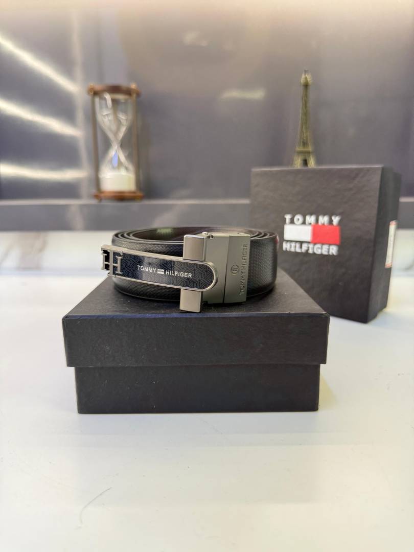 Tommy_Hilfiger Grey Premium Quality Belt Fa 1386
