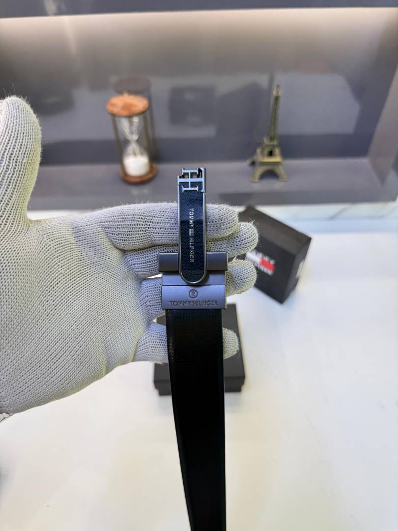 Tommy_Hilfiger Grey Premium Quality Belt Fa 1386