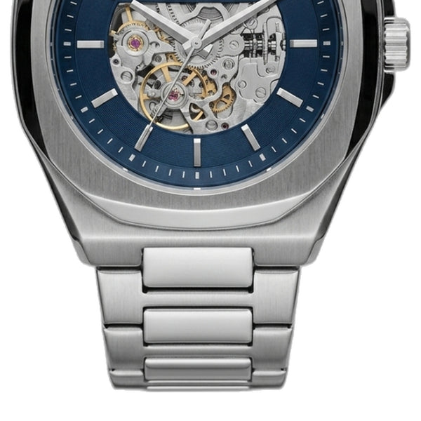 Armani Exchange Ax2418 Hampton Automatic Silver Bluen