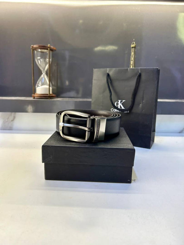 Ck _Calvin Grey Reversible Belt Fa 618