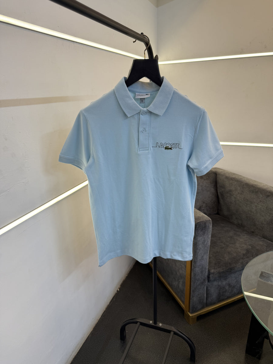 Lacoste imported polo tshirt sky blue sale