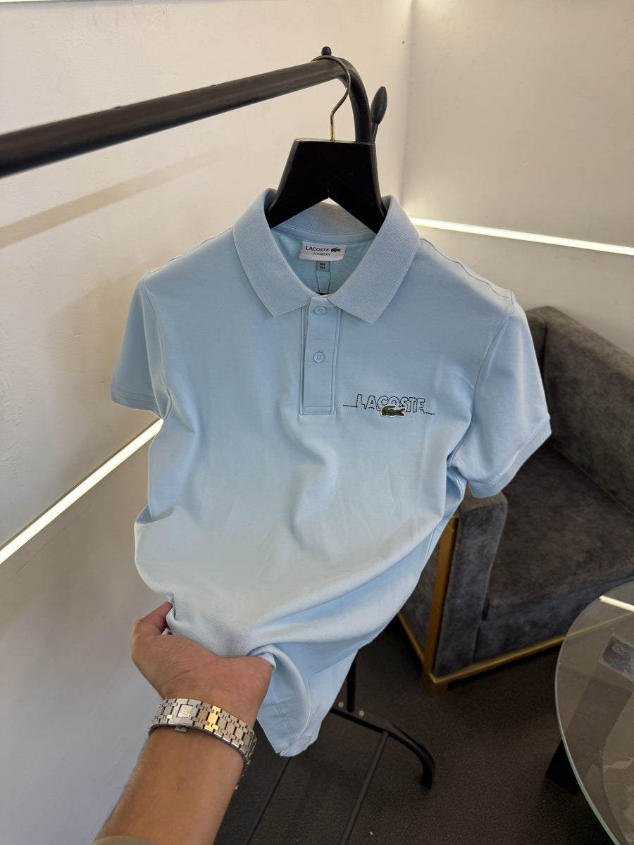Lacoste imported polo tshirt sky blue sale