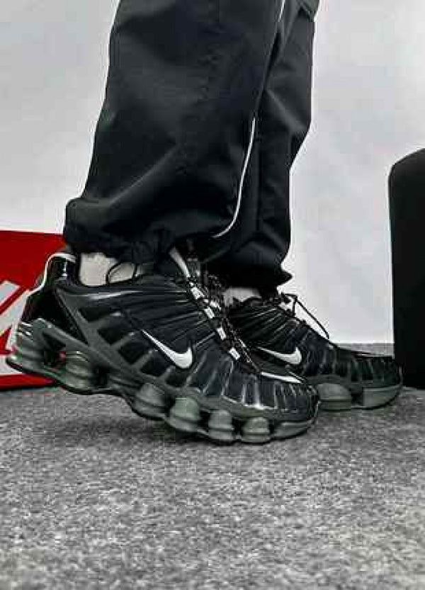 Nike Shox TL Black And Metallic Silver 2440