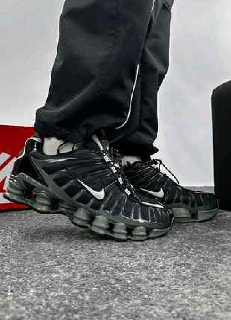 Nike Shox TL Black And Metallic Silver 2440