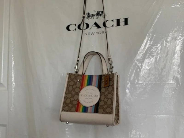 Coach_Dempsey_22_Tote_With_Original_Box