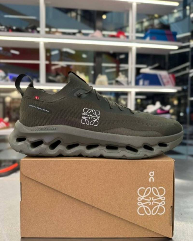 Loewe X On Cloudtilt 2 0 Sneakers Olive