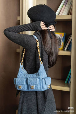 Chanel_CB_Denim_Blue_Cargo_ShoulderBag_With_DustCover_CarryBag