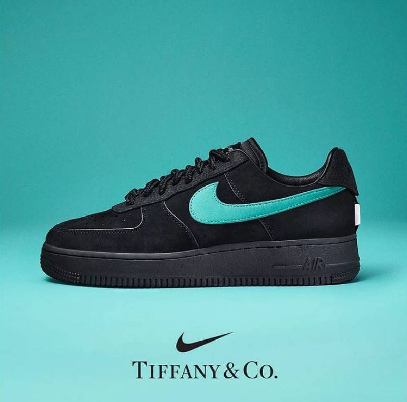 Nike Airforce 1 Low Tiffany Black Semi UA--sale