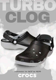 Crocs CLASSIC TURBO - Mules - black