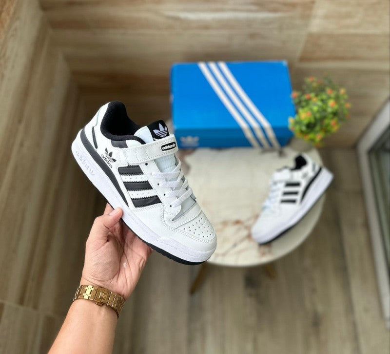 Adidas Original Forum Low Black and White women s shoes