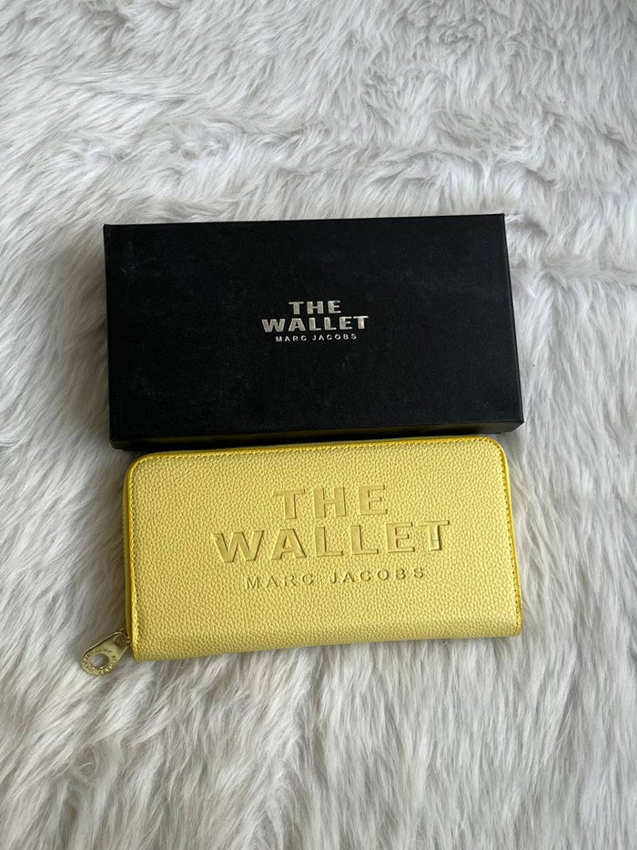 Marc_Jacob_Yellow_Long_Zippy_Wallet_With_OriginalBox style idea
