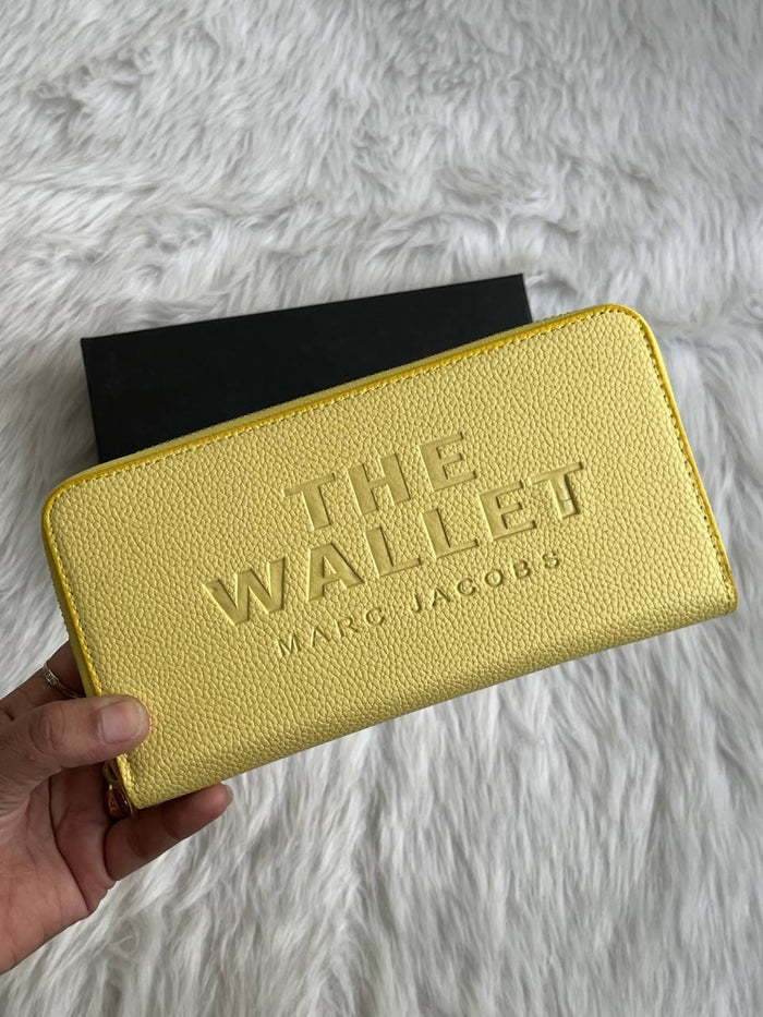 Marc_Jacob_Yellow_Long_Zippy_Wallet_With_OriginalBox style idea