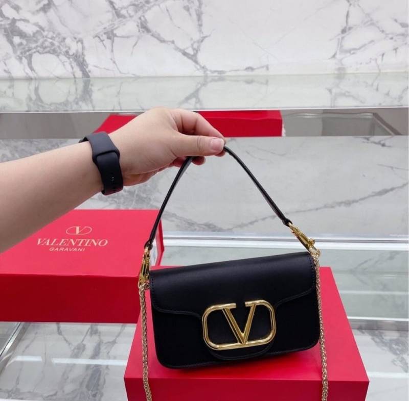 Valentino_V_Lock_Black_Small_Shoulder_Bag_With_Original_Box
