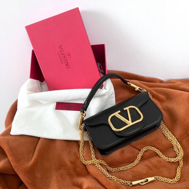 Valentino_V_Lock_Black_Small_Shoulder_Bag_With_Original_Box