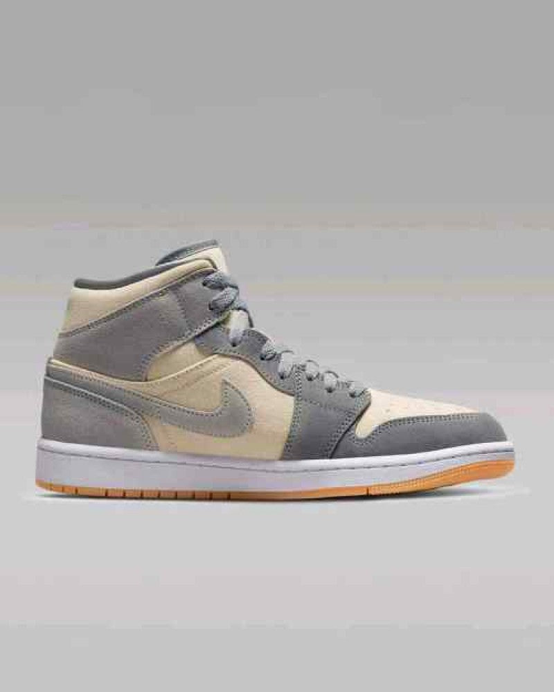 Air Jordan 1 Mid Coconut Milk Particle Grey
