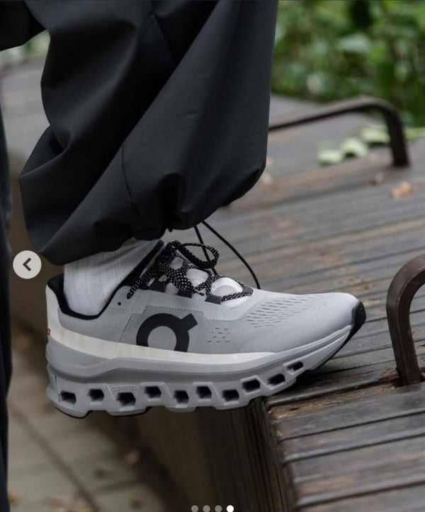 on Running Cloudmonster Alloy Silver