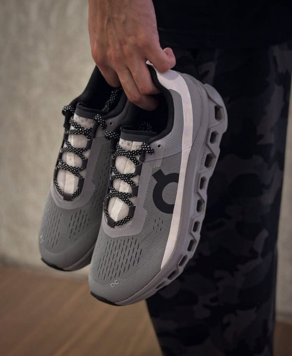 on Running Cloudmonster Alloy Silver