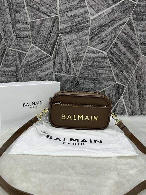 Balmain_Brown_Monogram_Camera_Crossbody_Bag_Unisex_With_OriginalBox