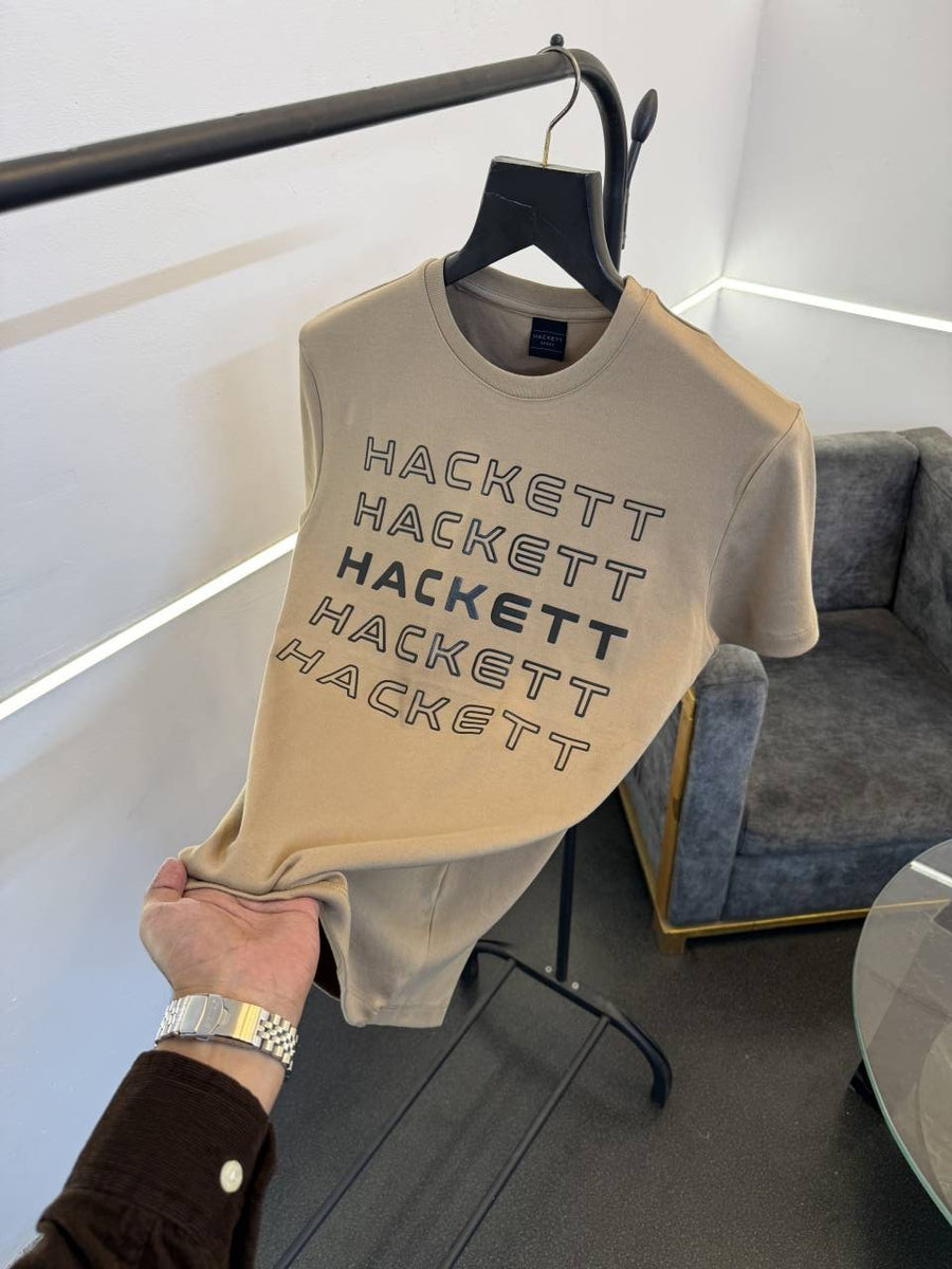 Hackett beige imported round neck tshirt