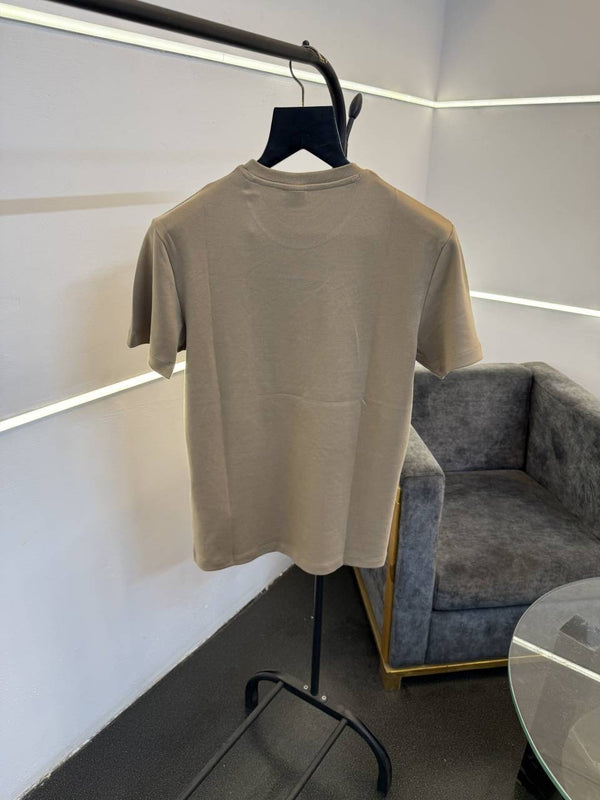 Hackett beige imported round neck tshirt