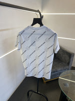 Calvin kline monogram imported round neck tshirt white sale