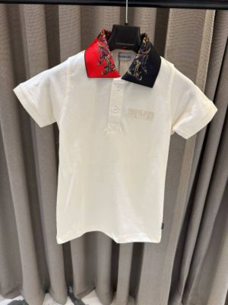 Versace Imported kids Polo Tshirt Cream