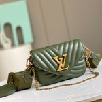 Louis Vuitton_LV Multi Pochette Wave With OG Box Dust Bag & Extra Shoulder Strap (Green - 1070)
