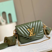 Louis Vuitton_LV Multi Pochette Wave With OG Box Dust Bag & Extra Shoulder Strap (Green - 1070)