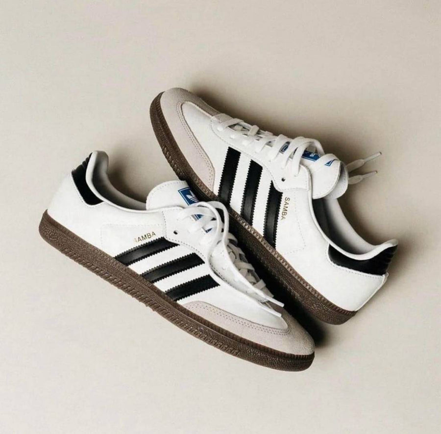 Adidas samba white black Womens