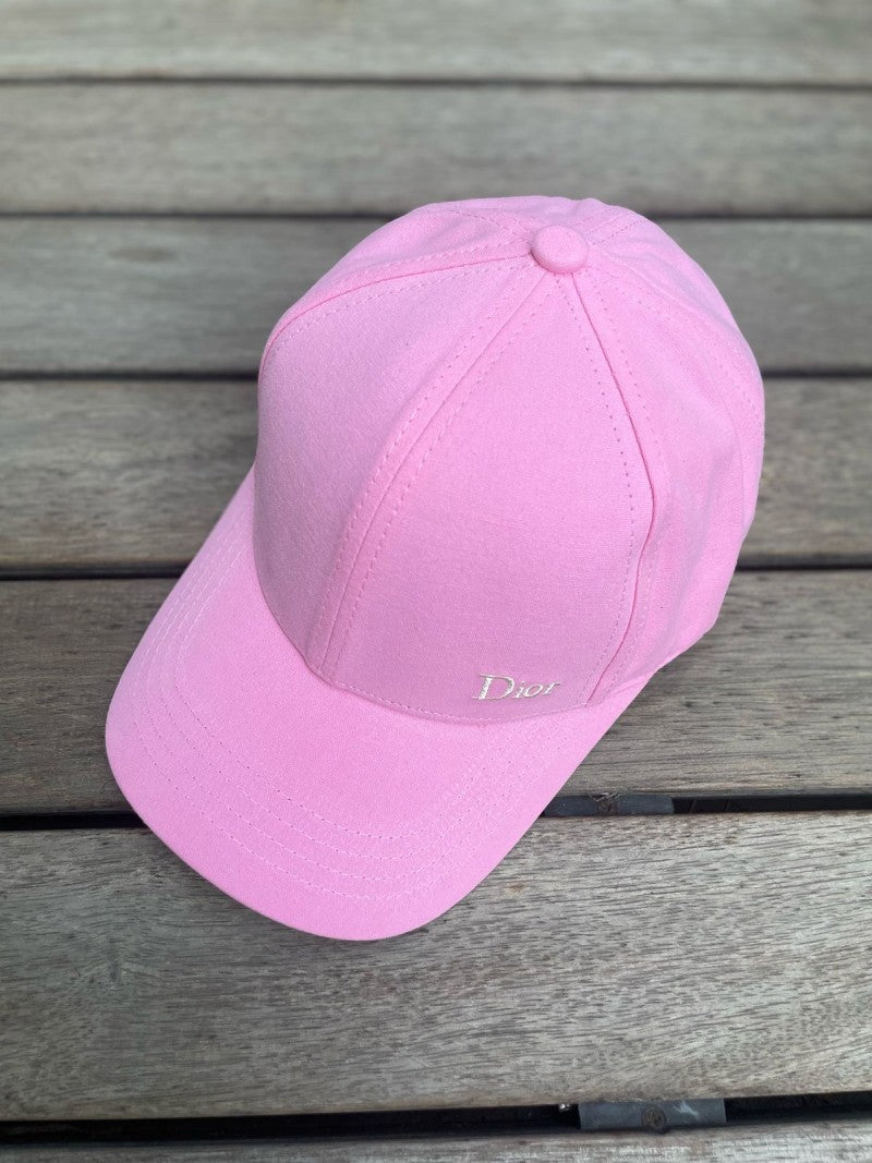 Dior Cd Front Small Logo All Pink Premium Unisex Cap (With Box) 777