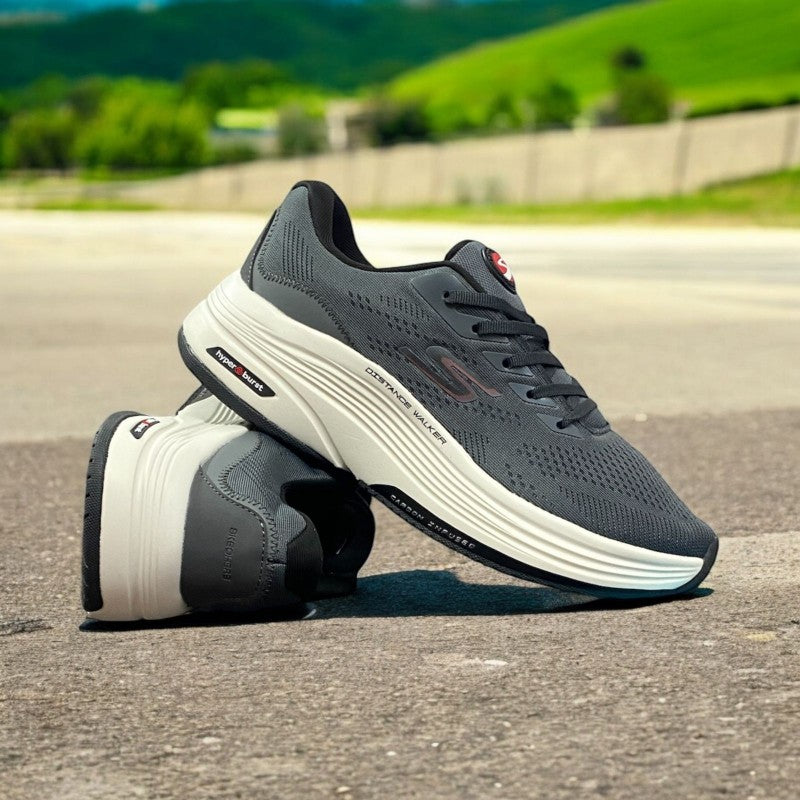 Sketcherss Max Road Hyper Burst Dark Grey