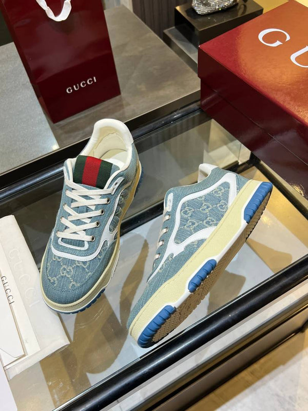 Gucci RE WEB LIGHT BLUE DENIM SNEAKER UA QUALITY