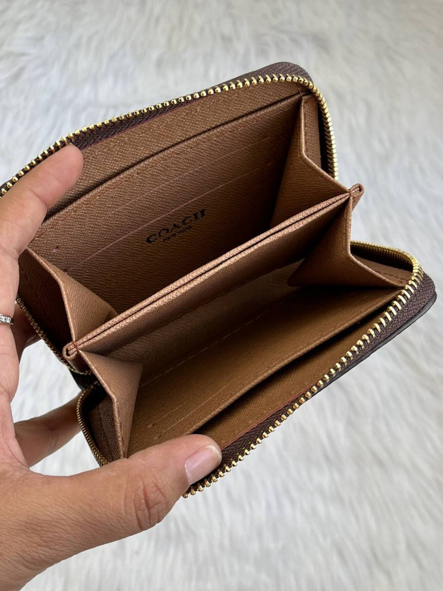 Coach_107_Apricot_Mini_Wallet_With_OriginalBox