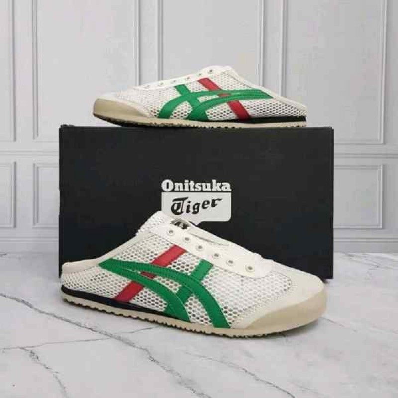 Onitsuka Tigerr Sabot White Green Fix 720